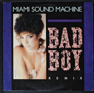 Miami Sound Machine with Gloria Estefan - Bad Boy Rmx 12" record [NHB1-183] USA - Picture 1 of 3