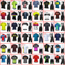 2022 Summer Cycling Short Sleeve Jersey Bib Shorts Set Mens Team Bicycle Uniform