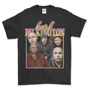 KARL PILKINGTON Vintage Shirt, Homage Tshirt, Fan Tees, Retro 90s T-shirt Fan Ar - Picture 1 of 3