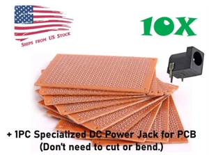 10/20 PCS Single Side 5x7cm PCB Strip board Printed Circuit Prototype Track LW - Picture 1 of 7