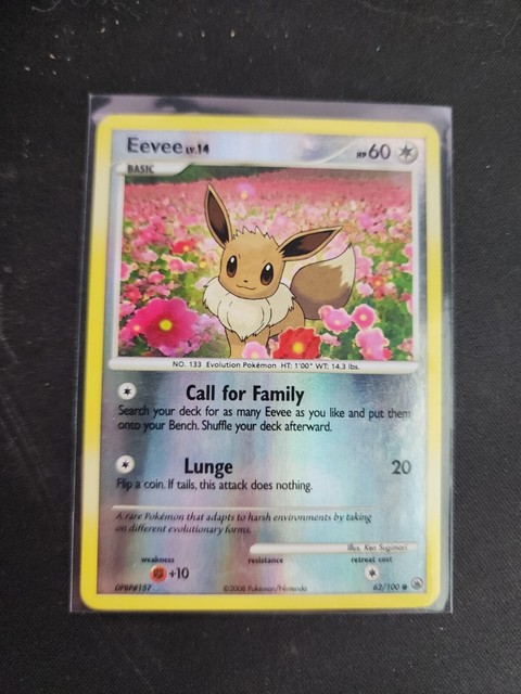 Preços baixos em Cartões de jogo de cartas colecionáveis individuais ultra  raros Eevee Pokémon TCG