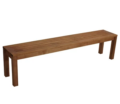 DEGAMO Gartenbank Sitzbank Holzbank Gartenmöbel Bank ohne Lehne BONITA 4-sitzer 190cm