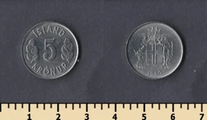 Iceland 5 krona 1980 - Picture 1 of 1