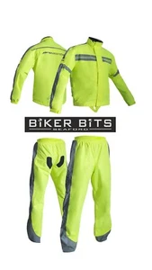 Chaqueta y Pantalones RST PRO SERIES Impermeables para Motocicleta Lluvia FLO AMARILLO - Imagen 1 de 3