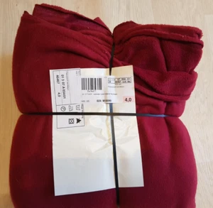 Fleecestoff Meterware Rot Bordeaux - Bild 1 von 2