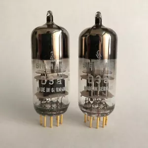 NOS Siemens D3a / 7721 pair Röhre Post Preamp Phono Tube 2A3 300B - Picture 1 of 7