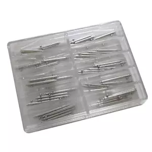 50Pcs 1.5/1.8mm Stainless Quick Release Watch Spring Bars Assortment 16-24mm - Picture 1 of 5