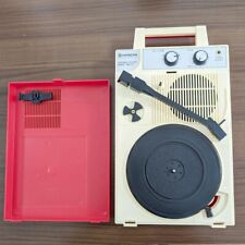 From Japan Red Used Columbia GP-3 Portable Record Player