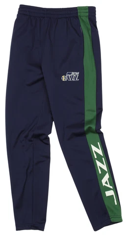 OuterStuff NBA Youth Boys Side Stripe Slim Fit Performance Pant, Utah Jazz Cover