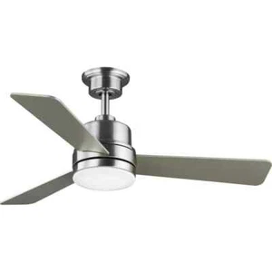 Progress Trevina II 44 in LED Brushed Nickel Ceiling Fan w/ Light Remote - Picture 1 of 14
