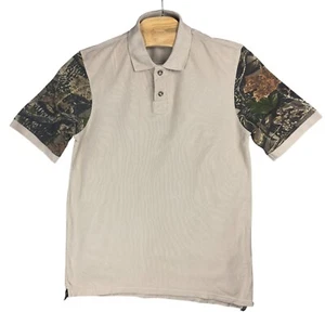 Polo Cabelas uomo L beige maniche mimetiche regolari - Foto 1 di 10