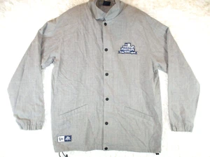 Chaqueta de fútbol gris extra grande New Era Pinstripe Bowl New York para hombre talla XL - Imagen 1 de 12