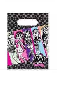 Bolsa de botín Monster High fiesta de cumpleaños suministros para niños Amscan 8 unidades bolsas de golosinas - Imagen 1 de 2