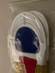 OMEGA WALK SHOE INSERTS INSOLES UNISEX CUT TO FIT 255-280 - Picture 1 of 2