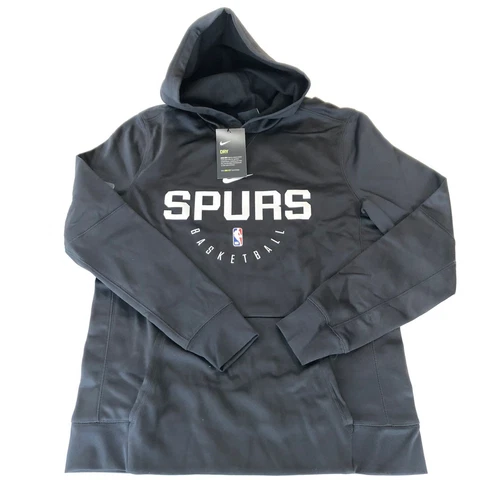 Nike NBA San Antonio Spurs Black Pullover Hoodie Youth 18/20 XL Cover