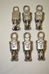 Quick Release Panic Snap Clips Horse Tack Rein Saddle 4" Nickel Plated Lot of 6 - Bild 1 von 4