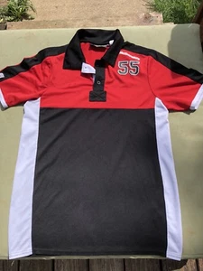 McDonald's Nascar #55 red short sleeve golf polo shirt adult men's XSmall - Picture 1 of 4