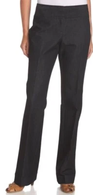 KENNETH COLE Ladies TROUSERS Smart BROWN Straight Leg Wide Waistband 14 16 18 20 — 第 1/4 张图片