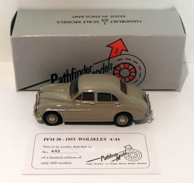Pathfinder Models 1/43 Scale PFM30 - 1953 Wolseley 4/44 1 Of 600 Grey - Image 1 of 4