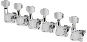 Gotoh Schaller-Style Knob Tuning Machines, 6-In-Line, Chrome - Picture 1 of 1