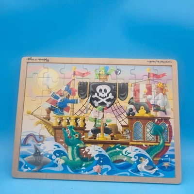 Деревянная пиратская головоломка Melissa And Doug 48 предметов - Изображение 1 из 4