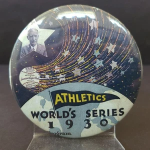 Commemorative MLB 1930 Philadelphia Athletics World Series  Button-Pinback - Picture 1 of 4