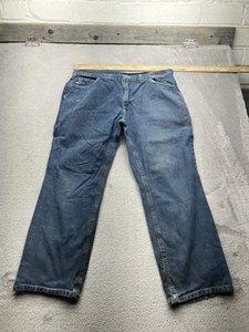 Jeans Carhartt FR uomo 38x30 blu denim ignifugo abbigliamento da lavoro B13 falegname - Foto 1 di 13