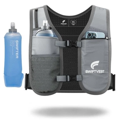 Running Phone Holder Vest | Waterproof Phone Pouch | Reflective Hydration Ves... - Image 1 of 4