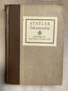 RARE 1922 Private Printing For STATLER HOTEL Employees * Salesmanship * Art Deco - Imagen 1 de 13