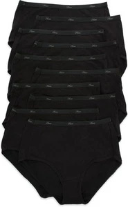 Hanes Women's Cotton Brief Value Pack, 10-Pack, Assorted Underwear... - Picture 1 of 19
