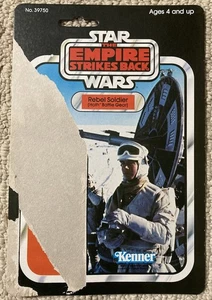 STAR WARS: THE EMPIRE STRIKES BACK Rebel Soldier (Hoth Battle Gear) CARDBACK - Picture 1 of 2