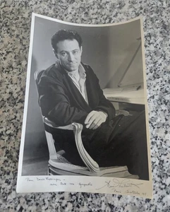 Rare 1948 Rene Leibowitz Classical Conductor Signed Autograph Photo  - Picture 1 of 7
