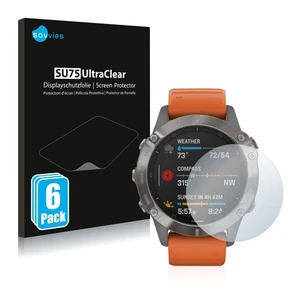 6x Osłona ekranu do Garmin Fenix 6 Folia ochronna Shield Przezroczysta ochrona - Zdjęcie 1 z 11