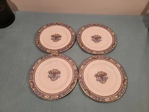 Juego de 4 sellos Lenox AUTUMN Plato de Pan y Mantequilla Oro Trasero - Imagen 1 de 7