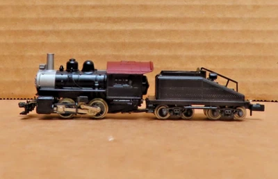Atlas N Scale 0-4-0 Steam Locomotive Engine For Train Set #2185 Original Case - Image 1 of 4