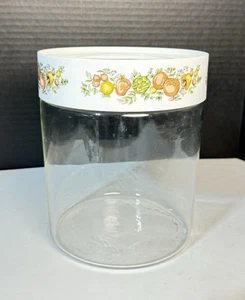 Vintage Pyrex Store N See Clear Glass Storage Container w/ Lid 7.25 X 6” Jar - Picture 1 of 6