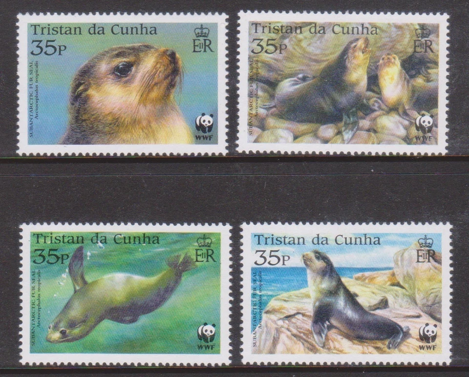 (F350-19) 2004 Tristan Da CUNHA Juego de 4 sellos sellos WWF sellos (S) (NP45) Foto 1 de 1