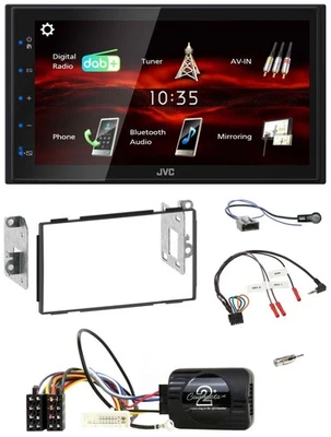 JVC USB Bluetooth Lenkrad DAB 2DIN Autoradio für Nissan Qashqai J10 07-13 - Bild 1 von 4
