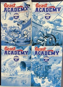 Beast Academy  4A, 4B, 4C  4D Math Practice set By Art of Problem Solving READ! - Picture 1 of 8