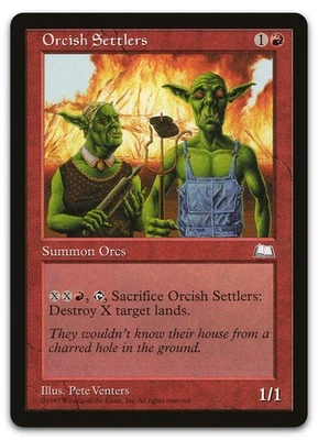 Orcish Settlers (NM) Weatherlight WTH Magic MTG - Image 1 of 2