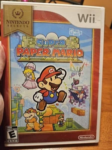 Super Paper Mario Nintendo Selects Edition (Nintendo Wii) Brand New Sealed US - Picture 1 of 3