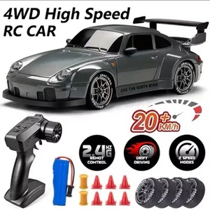 1:24 Scale RC Remote Control Drift 993 RWB Mini Toy Car Racing Lights 2.4G RTR - Picture 1 of 14