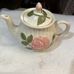 Tetera Shawnee rosa pintada a mano vintage años 50/EE. UU. - Imagen 1 de 8