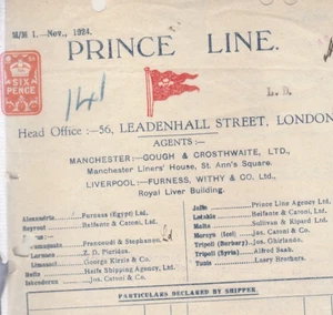 ENGLAND Rare Embossed Revenue 6p. Stamped Maritime Insurance Policy  1944 - Picture 1 of 2