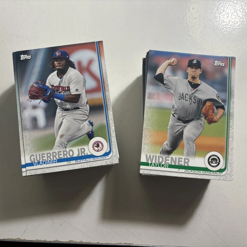 2019 Topps Pro Debut Baseball Complete Set Guerrero Jr., Bichette, 1-200 - Image 1 of 1