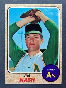 Jim Nash 1968 Topps #324 (Atletismo de Oakland) - Imagen 1 de 2