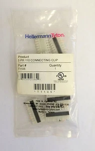 Hellermann Tyton T1105 Category 5e 5 Pair Connecting Clip10pk NEW - Picture 1 of 1