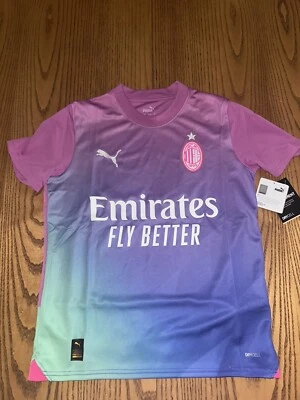Youth Puma AC 米兰 23/24 第三复制品球衣 XL 码全新带标签 75 美元 — 第 1/4 张图片