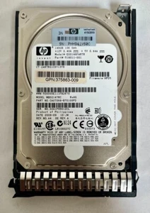 HP EG0146FARTR 146GB 10000RPM SAS 3Gbps SAS 2.5" HDD CON CADDY 518011-001 - Imagen 1 de 3