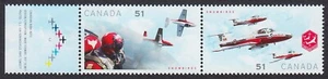 SNOWBIRDS = AIR FORCES MILITARY JET = Pair w TAB from S/S MNH Canada 2006 #2159b - Picture 1 of 1